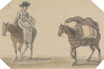 Girl with Packhorse | Free Photo - rawpixel