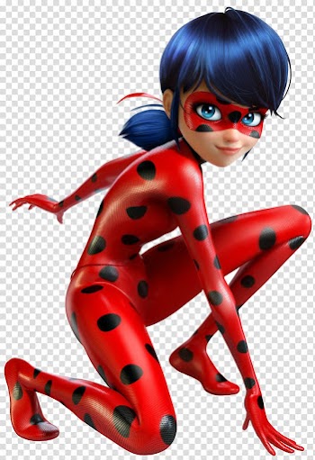 Girl with red and black polka-dot outfit cartoon character, Miraculous: Tales of Ladybug & Cat Noir Adrien Agreste Marinette Dupain-Cheng Ladybird, oscar transparent background PNG clipart