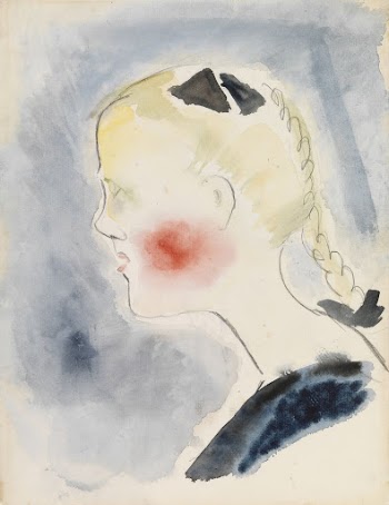 Girl with red cheeks, 1923, | Free Photo - rawpixel