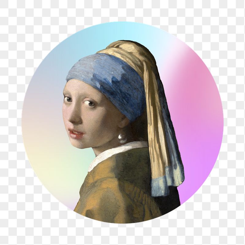 Girl with the pearl earrings | Free PNG - rawpixel