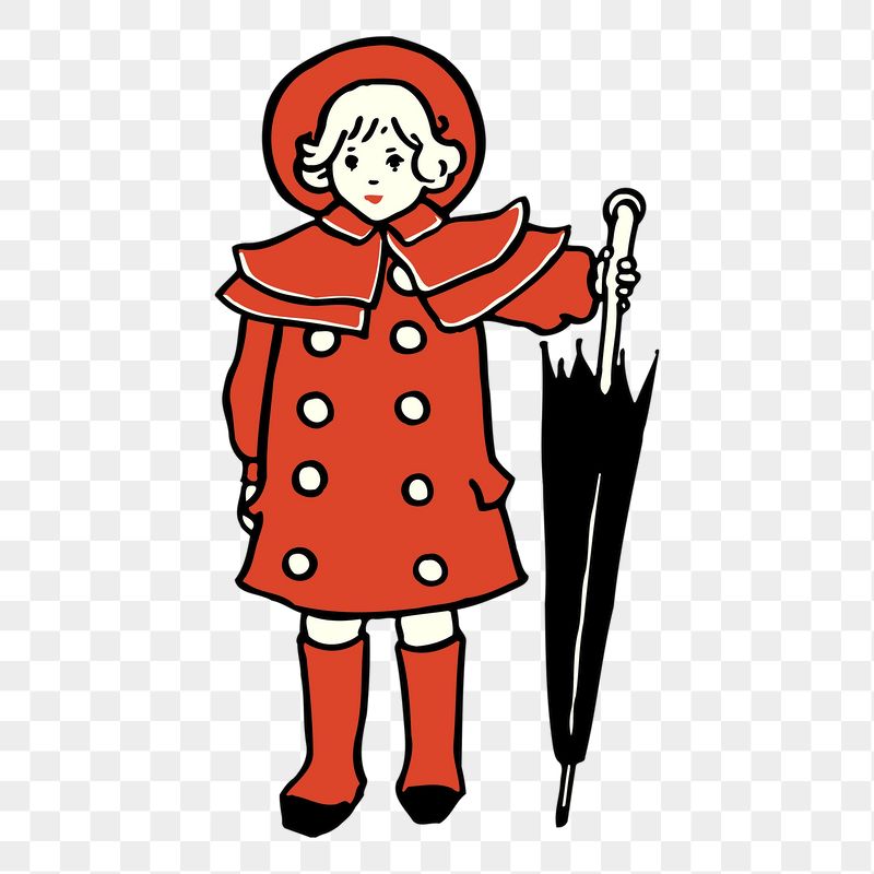 Girl with umbrella  png | Free PNG - rawpixel