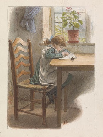 Girl Writing | Free Photo - rawpixel