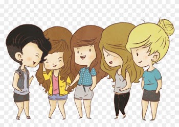 Girls As Cartoons - One Direction Cartoon Girls
