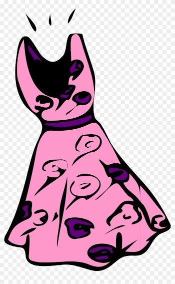 Girls Dress Clipart Digital Dress Clip Art Flower Girl - Clothes Clip Art
