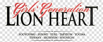 Girls Generation Lion Heart Logo Better Quality, Girl's Generation Lion Heart text transparent background PNG clipart