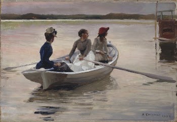 Girls in a rowing boat | Free Photo - rawpixel