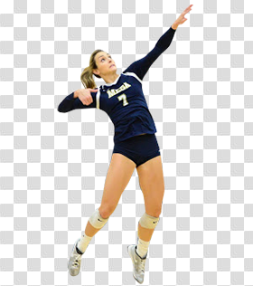 Girls Playing Volleyball Clipart Png Images
