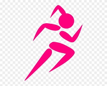 Girls Running Cartoon
