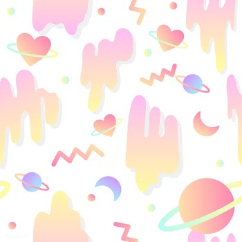 Girly love in space seamless background vecto.. | Free stock vector - 512753
