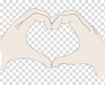 GIRLY OVERLAYS  S, heart hand gesture transparent background PNG clipart