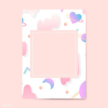 Girly pastel card mockup vector | Free stock vector - 512889