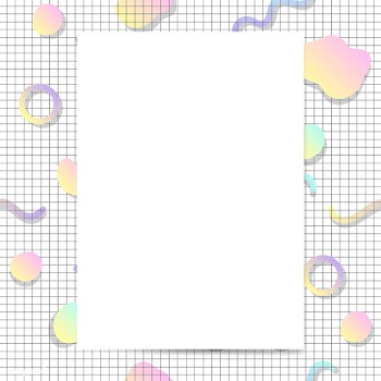 Girly pastel card mockup vector | Free stock vector - 512892