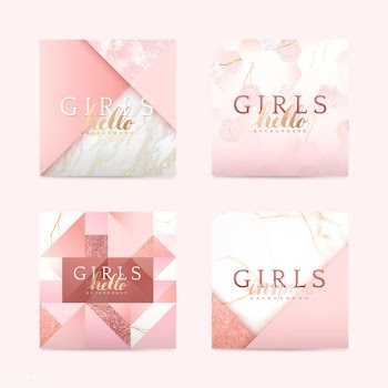 Girly pink background | Free stock vector - 569852