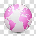 Girlz Love Icons , browser-light, Earth transparent background PNG clipart