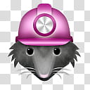 Girlz Love Icons , wordmole, gray animal r transparent background PNG clipart