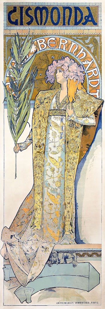 Gismonda (1894) by Alphonse Mucha. | Free Photo Illustration - rawpixel