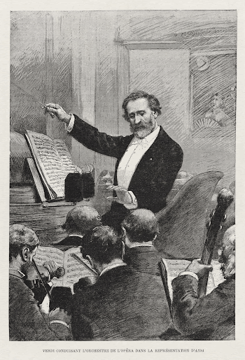Giuseppe Verdi conducting the Paris | Free Photo - rawpixel