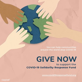 Give now to support the COVID-19 Solidarity Response Fund  | Free  illustration - 2312765