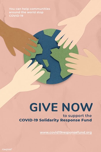 Give now to support the COVID-19 Solidarity Response Fund  | Free  illustration - 2313203