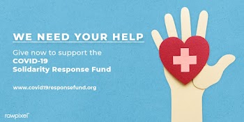 Give now to support the COVID-19 Solidarity Response Fund social banne.. | Free  illustration - 2312194