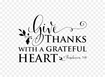 Give Thanks with a Grateful Heart Wall decal Bible - others 