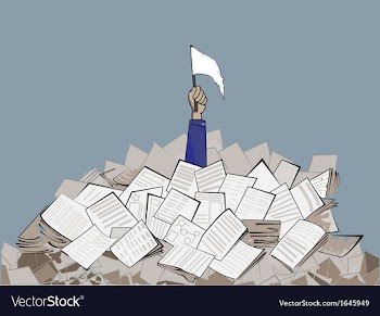  					Give up to work vector image														