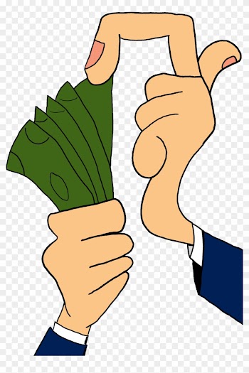 Giving Money Clipart - Money Hand Png Animation