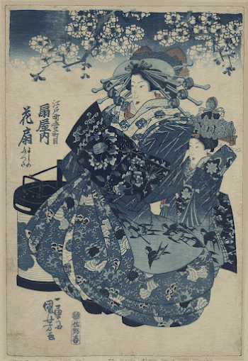 Ōgiya uchi hanaōgi. Original from the Library | Free Photo - rawpixel