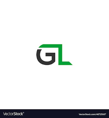 gl abstract initial monogram letter alphabet logo
