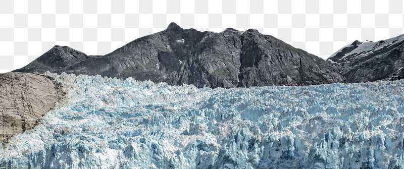 Glacier landform png border, winter | Free PNG - rawpixel