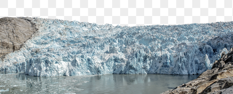 Glacier landform png border, winter | Free PNG - rawpixel