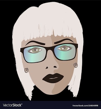  					Glamor girl wears sunglasses vector&nbsp;image														