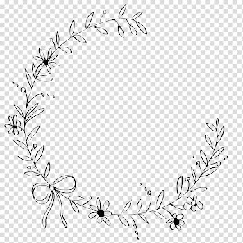 Glamourous Salon Spa Drawing Wreath , flower wreath transparent background PNG clipart