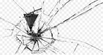 Glass - Black simple broken glass effect elements 