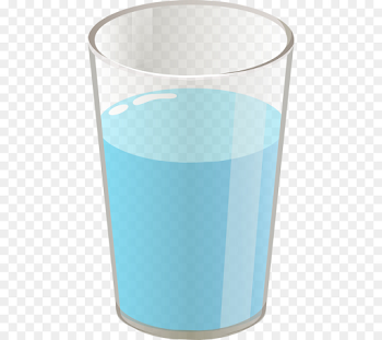 Glass Blue Turquoise Plastic - A cup of water png download - 486 ...