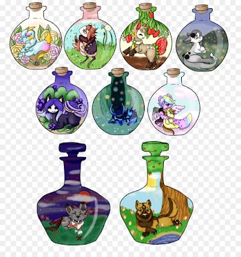 Glass Bottle, Glass, Christmas Ornament, Bottle Stopper Saver, Holiday Ornament PNG