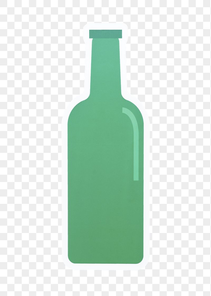 Glass bottle png sticker, transparent | Free PNG - rawpixel