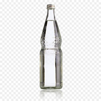 Glass Bottle Poster - Transparent glass bottle 