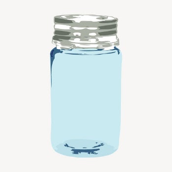 Glass bottle sticker, object illustration | Free Vector - rawpixel