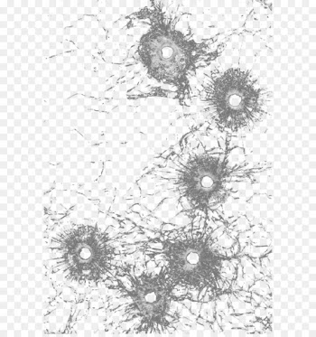 Glass - Bullet holes 