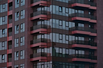 Glass Covered Building