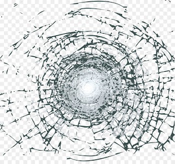Glass Drawing - Vector broken glass 