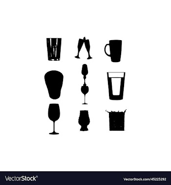 glass drink water icon silhouette