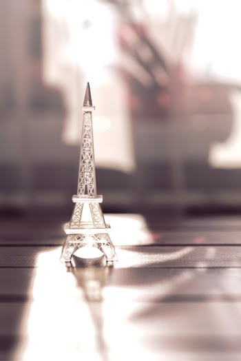 Glass Eiffle tower