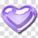 Glass Hearts Pastel Pearl, purple heart transparent background PNG clipart