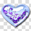 Glass Hearts Pastel Pearl, white and purple heart logo transparent background PNG clipart