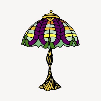 Glass lamp clipart, vintage home | Free Photo - rawpixel