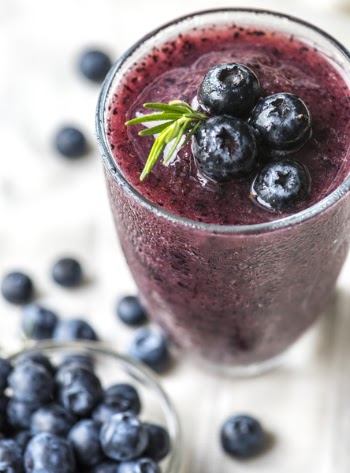 Glass of Blueberry Juice