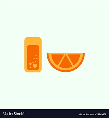 Glass of lemonade with lemon slice vector image