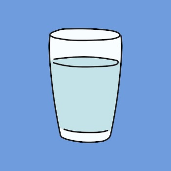 Glass of water doodle sticker, | Free PSD Illustration - rawpixel